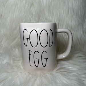 Rae Dunn Good / Bad Egg Mug Double Sided